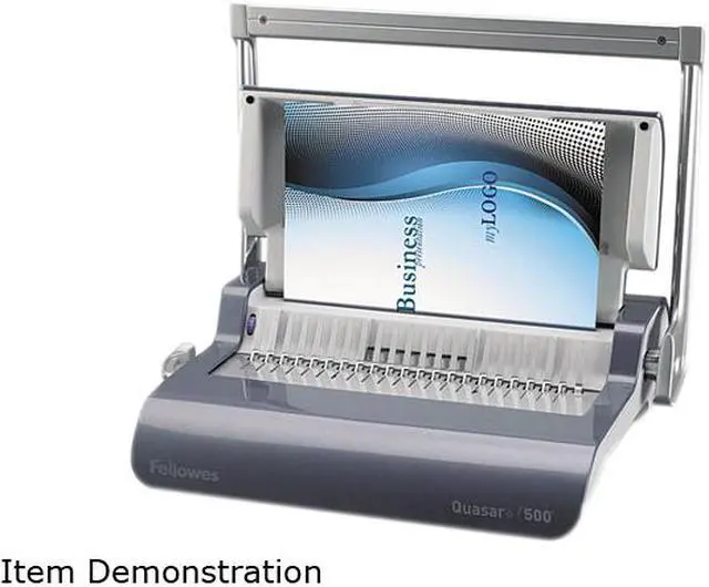 Main image of FEL5227201 Fellowes Quasar+ 500 Manual Comb Binding Machine