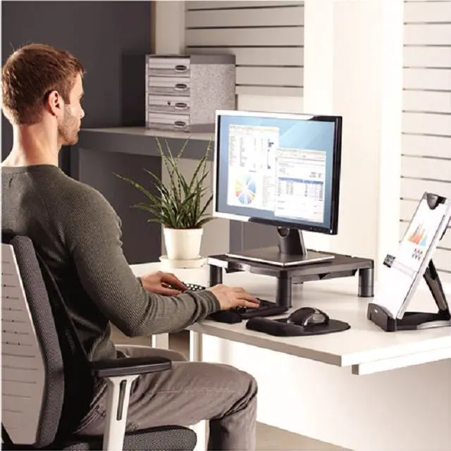 Alt view image 5 of 5 - Fellowes 9169301 Standard Monitor Riser