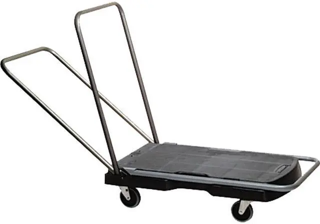 Main image of Rubbermaid Commercial 440000 Utility-Duty Home/Office Cart, 250 lb Capacity, 20-7/8 x 31-3/4 Platform, BK