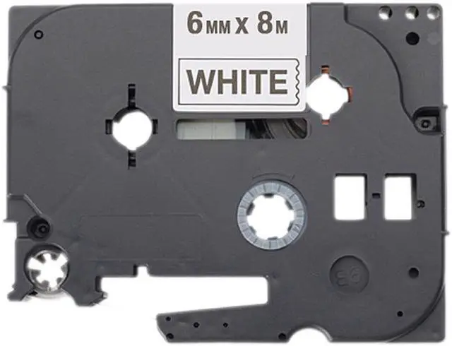 Main image of Brother HGES2115PK Black on White Extra-Strength Adhesive Label Tape