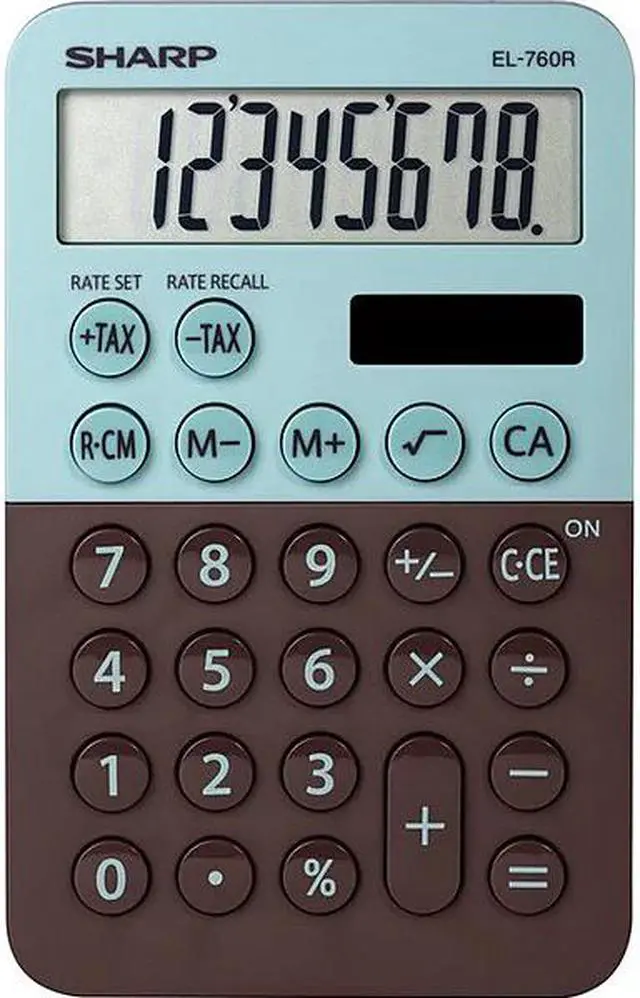 Main image of Sharp EL760RBMT Twin Power XL 8-digit Display (Minimum Purchase Quantity 5 units)