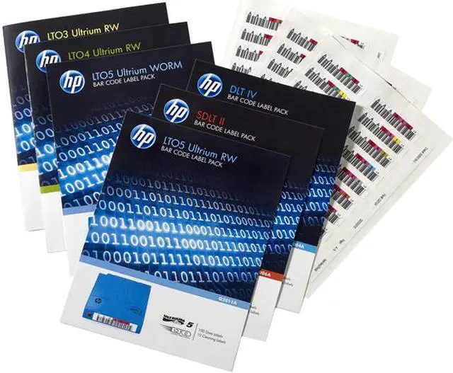 Main image of HP Q2013A LTO-6 Ultrium RW Bar Code Label Pack