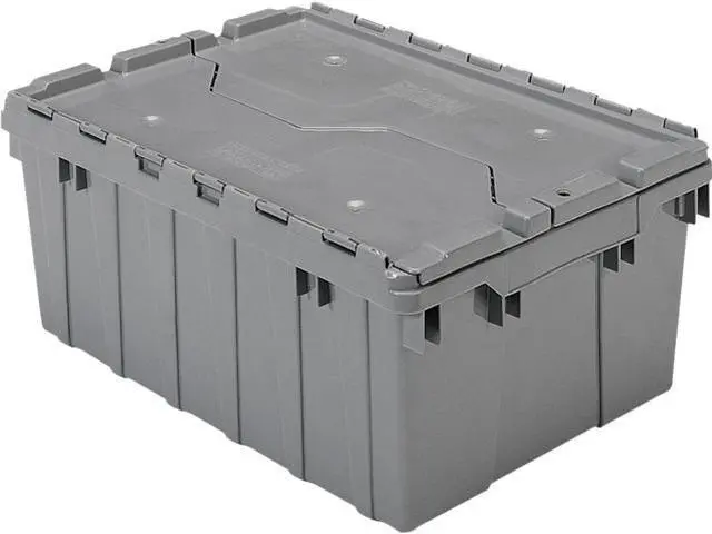 Main image of Akro-Mils 39085GREY Attached Lid Storage Container