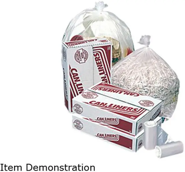Main image of Pitt Plastics MR36602MC High-Density Mini-Rolls Natural Can Liners