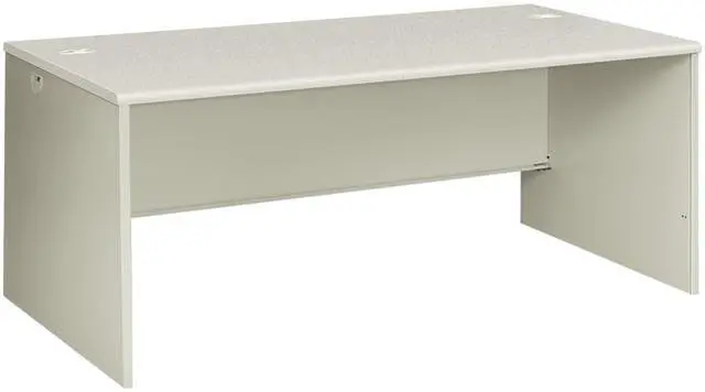 Main image of HON H38934.B9.Q 38000 Series Desk Shell, 72" x 36" x 30", Silver Mesh / Light Gray