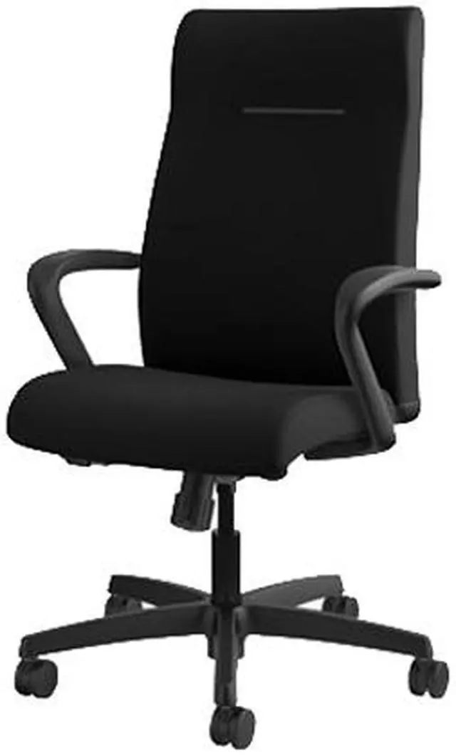 Alt view image 3 of 5 - HON HIEH1.F.H.U.CU10.T.SB Ignition Series Executive High-Back Chair, Supports up to 300 lbs., Black Seat/Black Back, Black Base