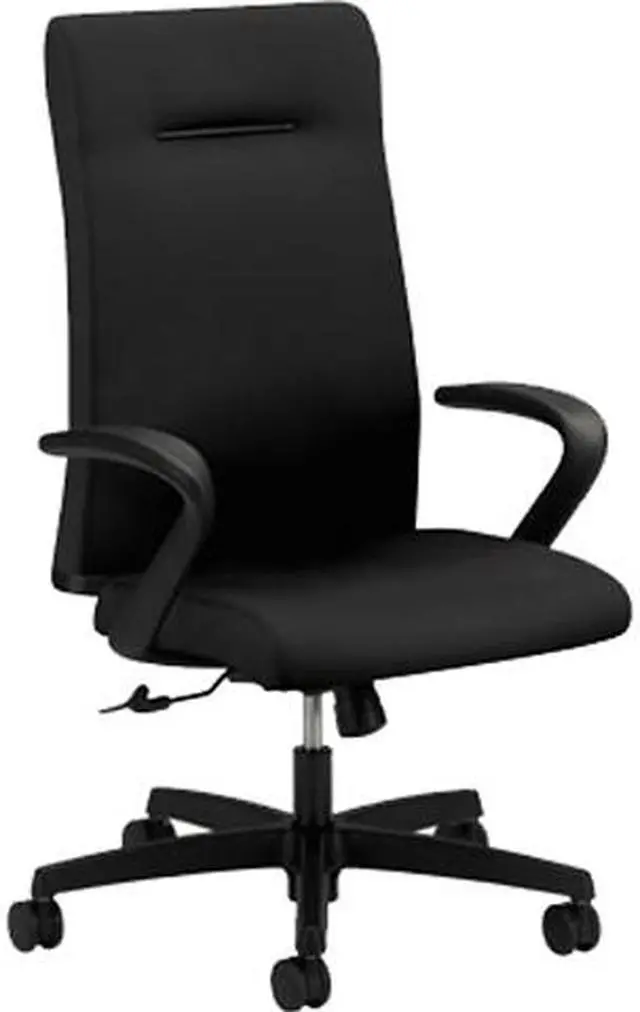 Main image of HON HIEH1.F.H.U.CU10.T.SB Ignition Series Executive High-Back Chair, Supports up to 300 lbs., Black Seat/Black Back, Black Base