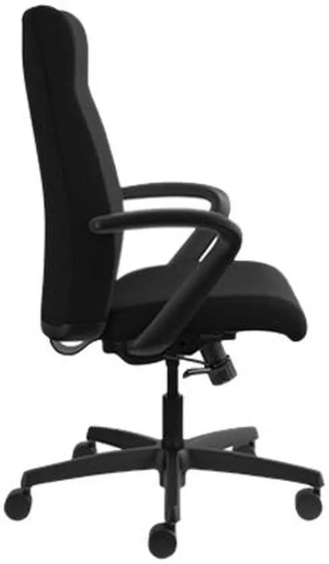 Alt view image 2 of 5 - HON HIEH1.F.H.U.CU10.T.SB Ignition Series Executive High-Back Chair, Supports up to 300 lbs., Black Seat/Black Back, Black Base