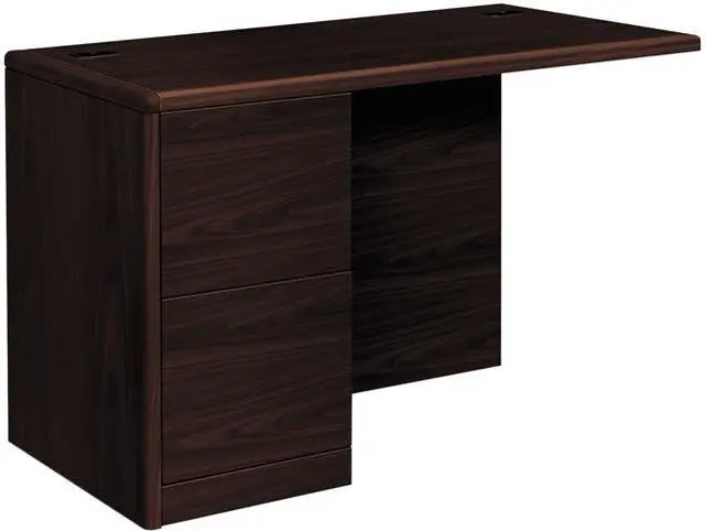 Main image of HON H10712L.NN 10700 Series Full Left Pedestal Return, 48" x 24" x 29.5", Mahogany