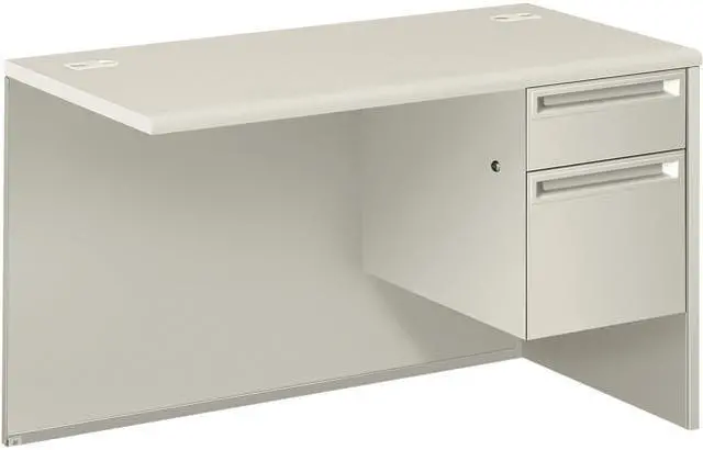 Main image of HON H38215R.B9.Q 38000 Series Return Pedestal, Box/File, 26.38" x 50.38" x 31.38", Silver Mesh / Light Gray