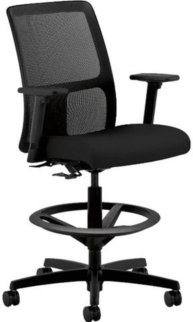 Ignition Series Mesh Low-Back Task Stool, Supports Up to 300 lb, 24