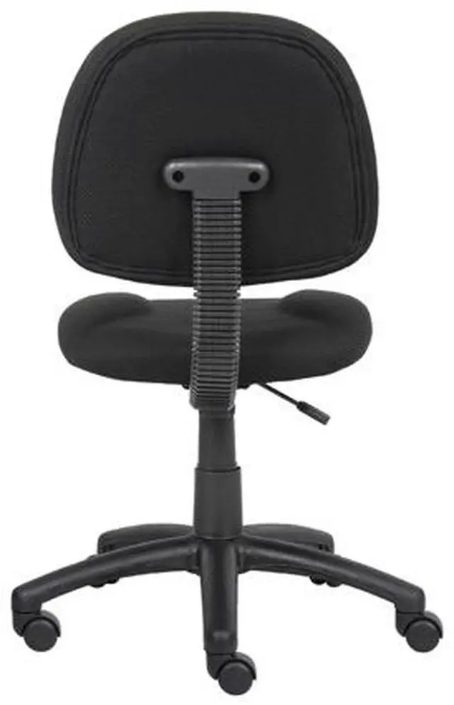 Alt view image 6 of 7 - BOSS Black Perfect Posture Deluxe Office Task Chair without Arms (B315-BK)