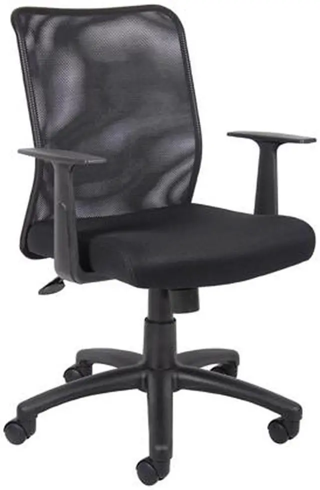 Alt view image 3 of 7 - BBOSS Budget Mesh Task Chair W/ T-Arms (B6106)