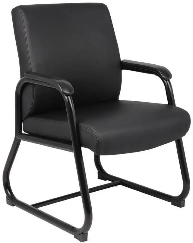 Main image of BOSS Heavy Duty Antimicrobial Vinyl Guest Chair (B709)