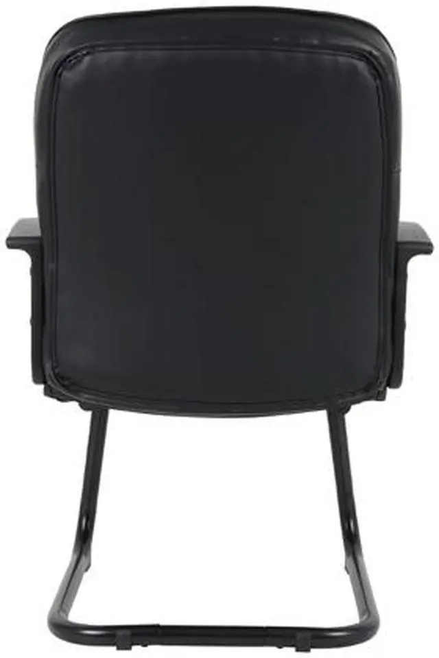 Alt view image 2 of 5 - BOSS Mid Back LeatherPlus Guest Chair (B7309)