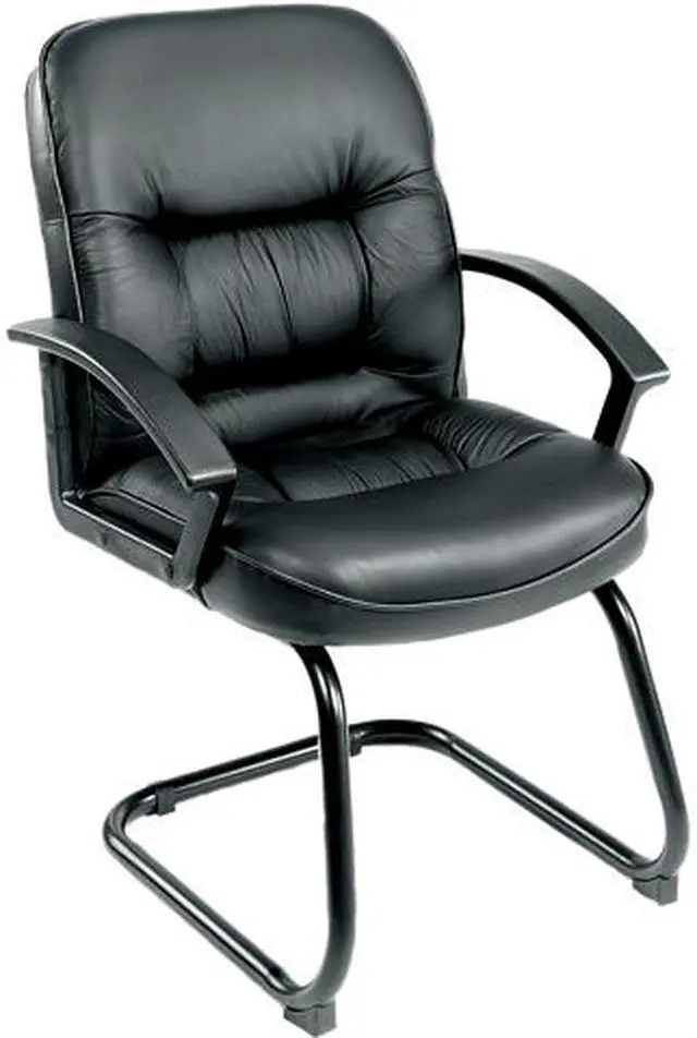 Main image of BOSS Mid Back LeatherPlus Guest Chair (B7309)