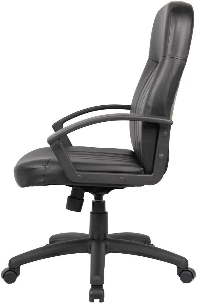 Alt view image 4 of 9 - BOSS Executive Leather Budget Chair (B8106)