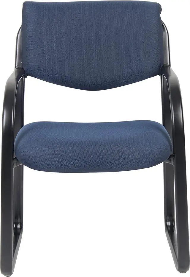 Alt view image 3 of 6 - BOSS Blue Fabric Guest Chair (B9521-BE)
