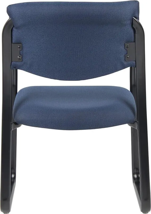 Alt view image 5 of 6 - BOSS Blue Fabric Guest Chair (B9521-BE)