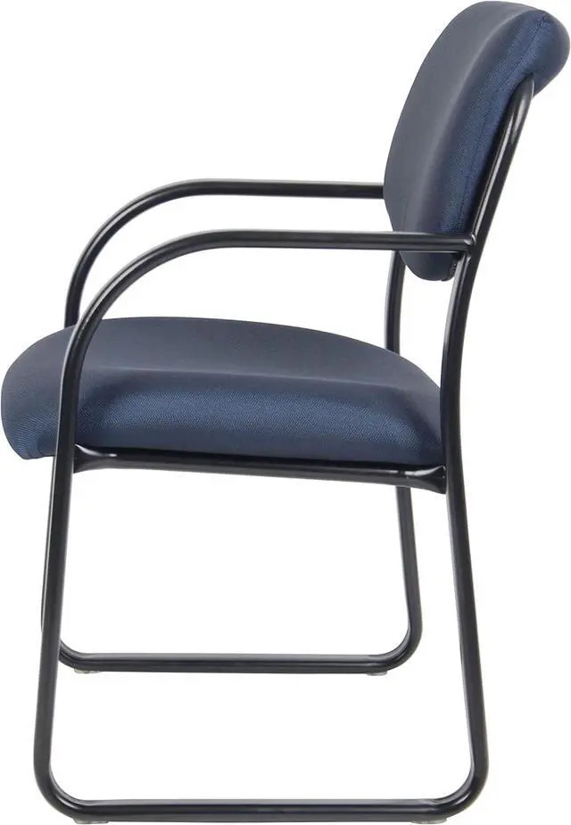 Alt view image 4 of 6 - BOSS Blue Fabric Guest Chair (B9521-BE)