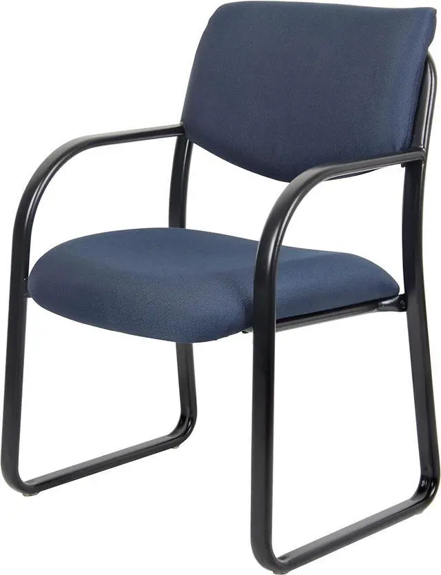 Alt view image 6 of 6 - BOSS Blue Fabric Guest Chair (B9521-BE)