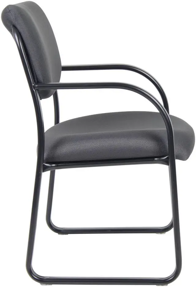 Alt view image 4 of 8 - BOSS Grey Fabric Guest Chair (B9521-GY)