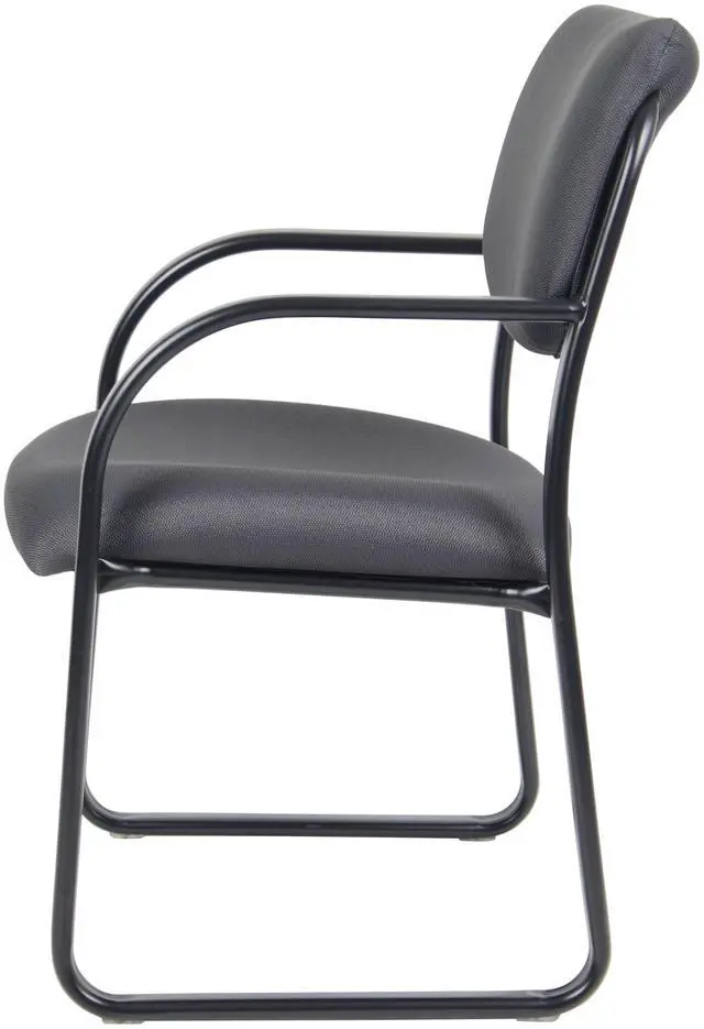 Alt view image 6 of 8 - BOSS Grey Fabric Guest Chair (B9521-GY)