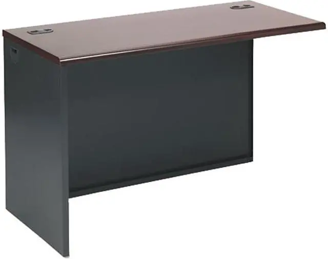 Main image of HON 38944LNS 38000 Series Return Shell, Left, 48w x 24d x 29-1/2h, Mahogany/Charcoal