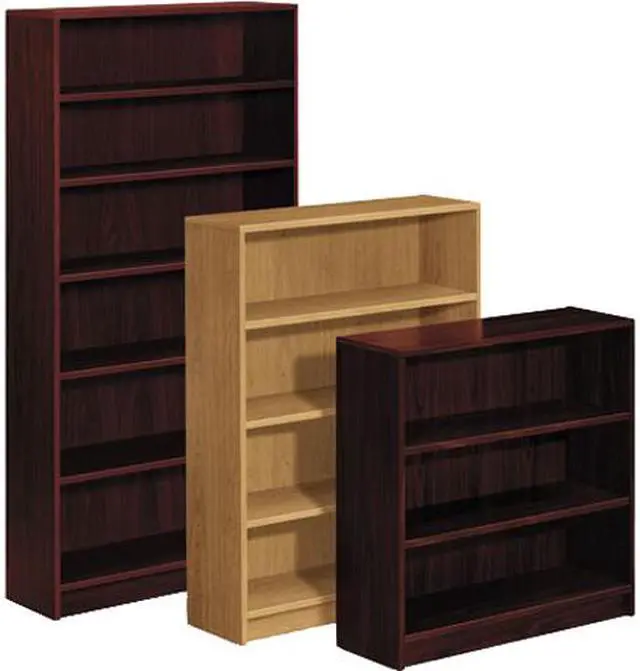Main image of HON 1877N 1870 Series Bookcase, 6 Shelves, 36w x 11-1/2d x 84h, Mahogany