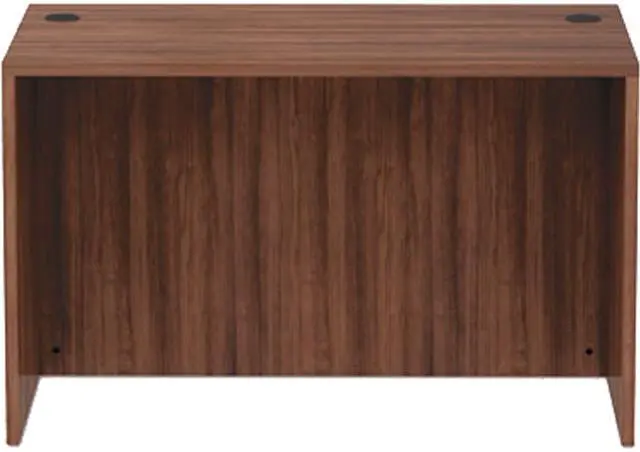 Main image of Alera VA216630WA Valencia Series Straight Front Desk Shell, Modern Walnut
