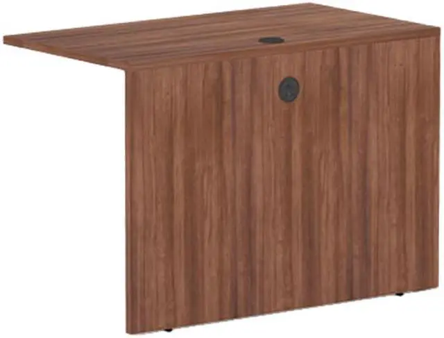 Alt view image 3 of 3 - Alera VA354224WA Valencia Series Reversible Return / Bridge Shell, 42.00" x 23.63", Modern Walnut