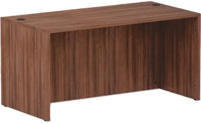 Main image of Alera ALEVA216030WA Valencia Series Straight Front Desk Shell, 59.38" x 29.50" x 29.63", Modern Walnut