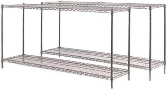 Alt view image 4 of 5 - Alera ALESW207218BA Black Anthracite Plus Wire Shelving Kit