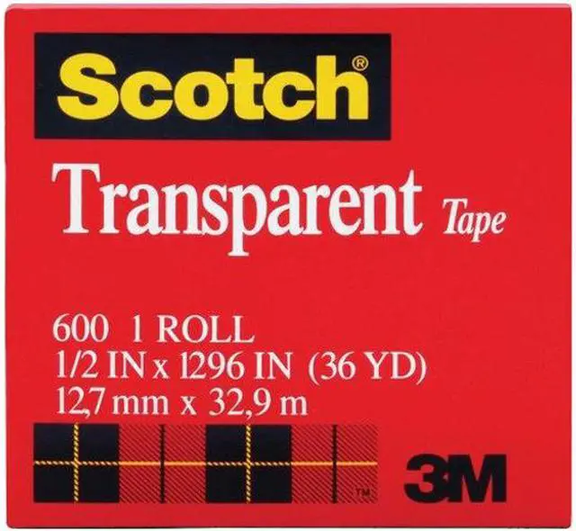 Main image of 3M 600121296PK Glossy Transparent Tape