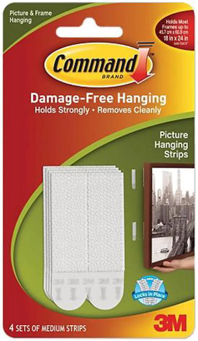 Main image of 3M 172014PK Medium Adhesive Picture Hanging Strips - OEM