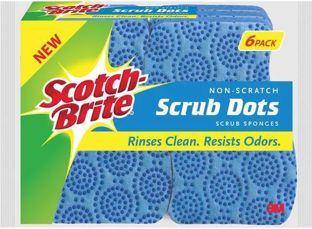Main image of Scotch-Brite 203064CT Scrub Dots Non-Scratch Sponge