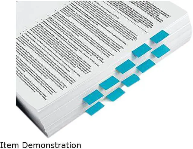 Alt view image 2 of 4 - Post-it 680-BB2 Flags, Blue, 1 in Wide, 50/Dispenser, 2 Dispensers/Pack