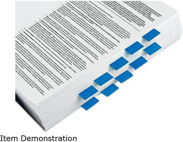 Alt view image 4 of 4 - Post-it 680-BB2 Flags, Blue, 1 in Wide, 50/Dispenser, 2 Dispensers/Pack