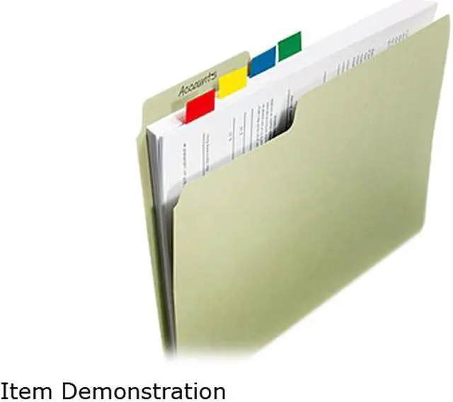 Alt view image 2 of 4 - Post-it 680-BG2 Flags, Bright Green, 1 in Wide, 50/Dispenser, 2 Dispensers/Pack