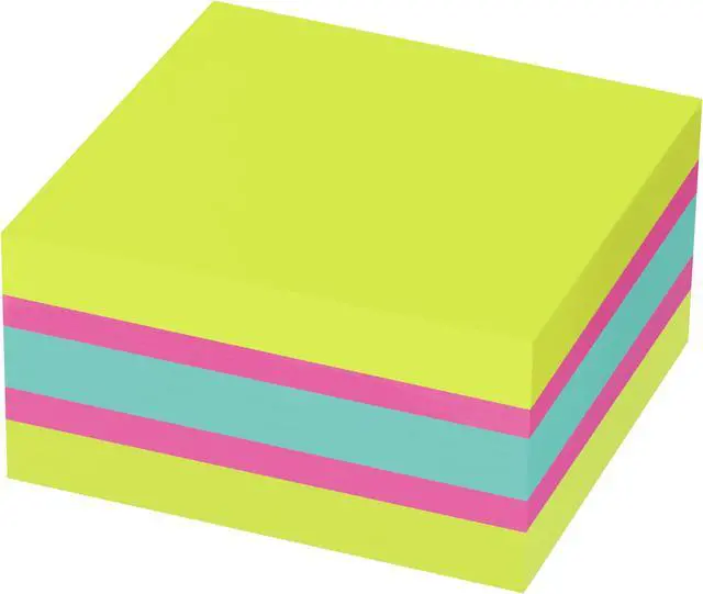 Alt view image 2 of 3 - Post-it 2027SSGFA Super Sticky Notes Cube, 3 in x 3 in