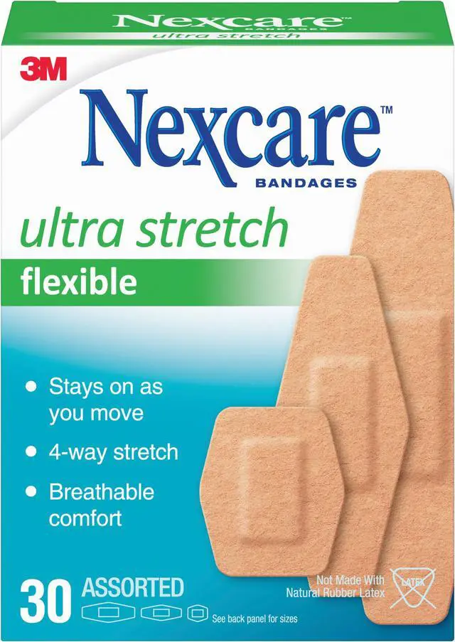 Main image of Nexcare 57630PB Soft-N-Flex Bandages, 30/Box