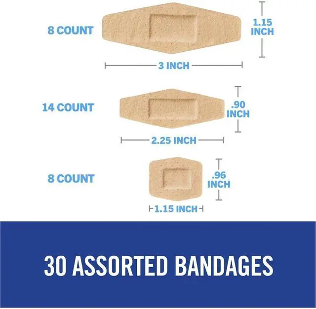 Alt view image 2 of 3 - Nexcare 57630PB Soft-N-Flex Bandages, 30/Box