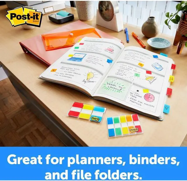 Alt view image 2 of 2 - Post-it 676AYPV Tabs, Assorted Bright Colors