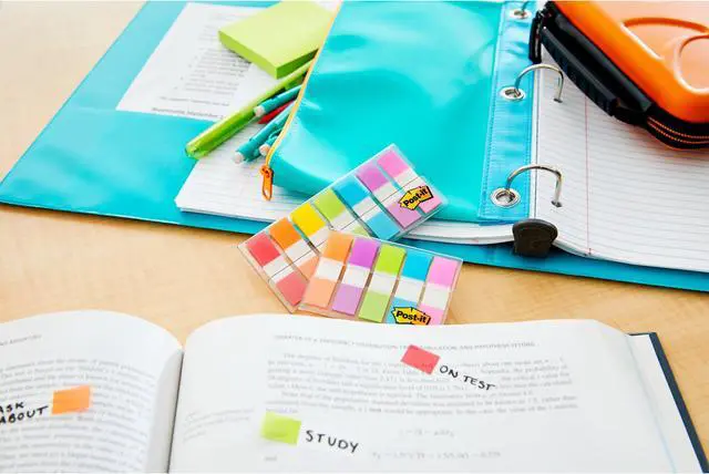 Alt view image 2 of 2 - Post-it 6837CF Flags in On-the-Go Dispenser, Self-stick, Assorted, 189CT