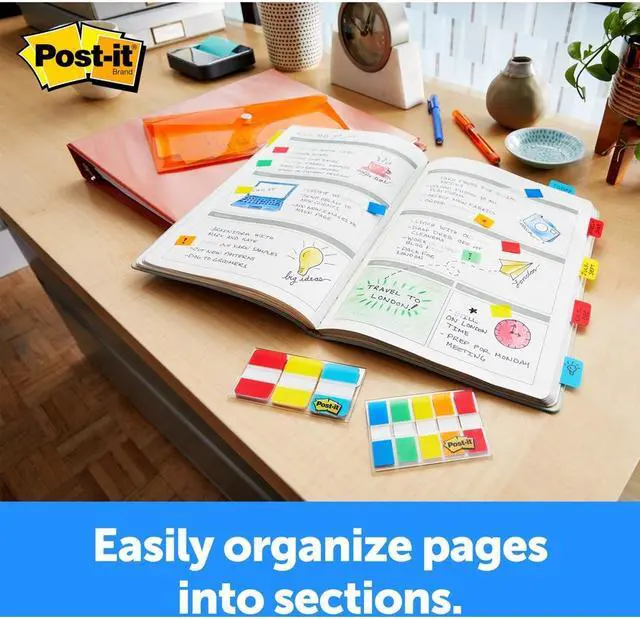 Alt view image 3 of 3 - Post-it 686ALOPRYT Alternating Tabs, Assorted