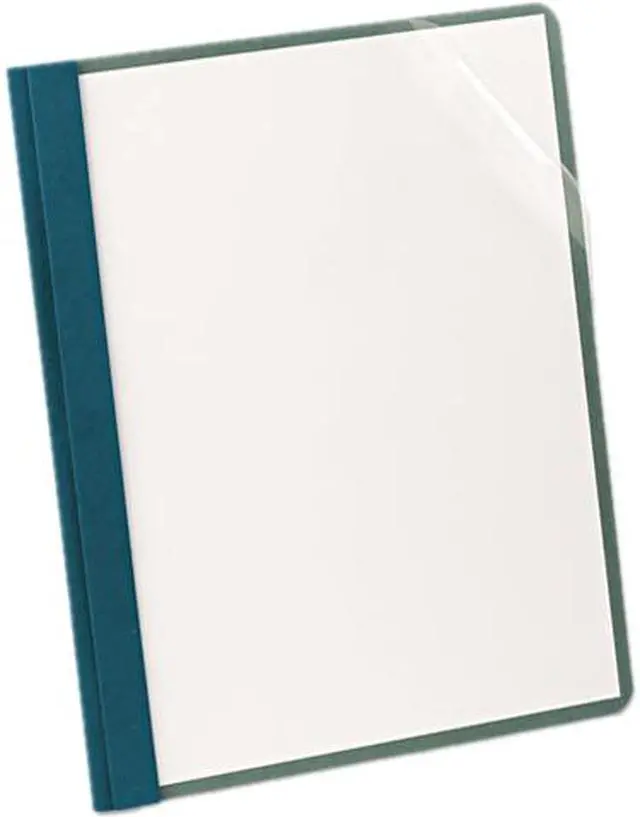 Main image of Oxford ESS57872 Recycled Clear Front Report Covers, Letter Size, Blue, 25/Box
