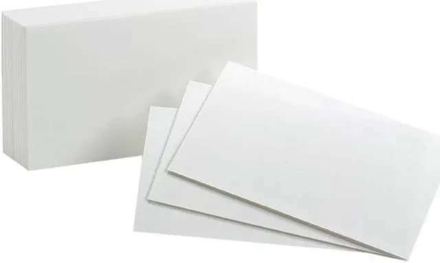 Main image of Oxford 30BD Plain Index Cards