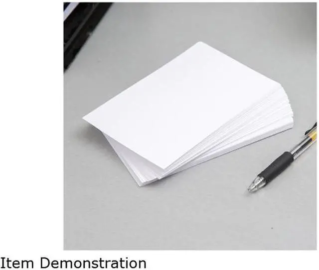 Alt view image 3 of 3 - Oxford 40EE Unruled Index Cards, 4" x 6", White, 100 Cards/Pack