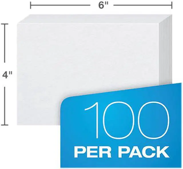 Alt view image 2 of 3 - Oxford 40EE Unruled Index Cards, 4" x 6", White, 100 Cards/Pack