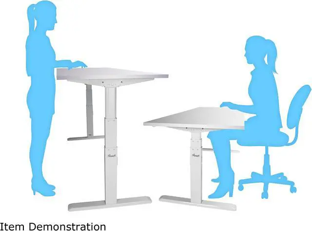 Alt view image 9 of 9 - Rosewill Electric Standing Desk Frame & Wood Table Top w/ Height Adjustable Sit Stand Modes, Silent Dual Motors, Memory Settings, Sturdy & Supports up to 220 lbs, Easy Assembly - RSD10